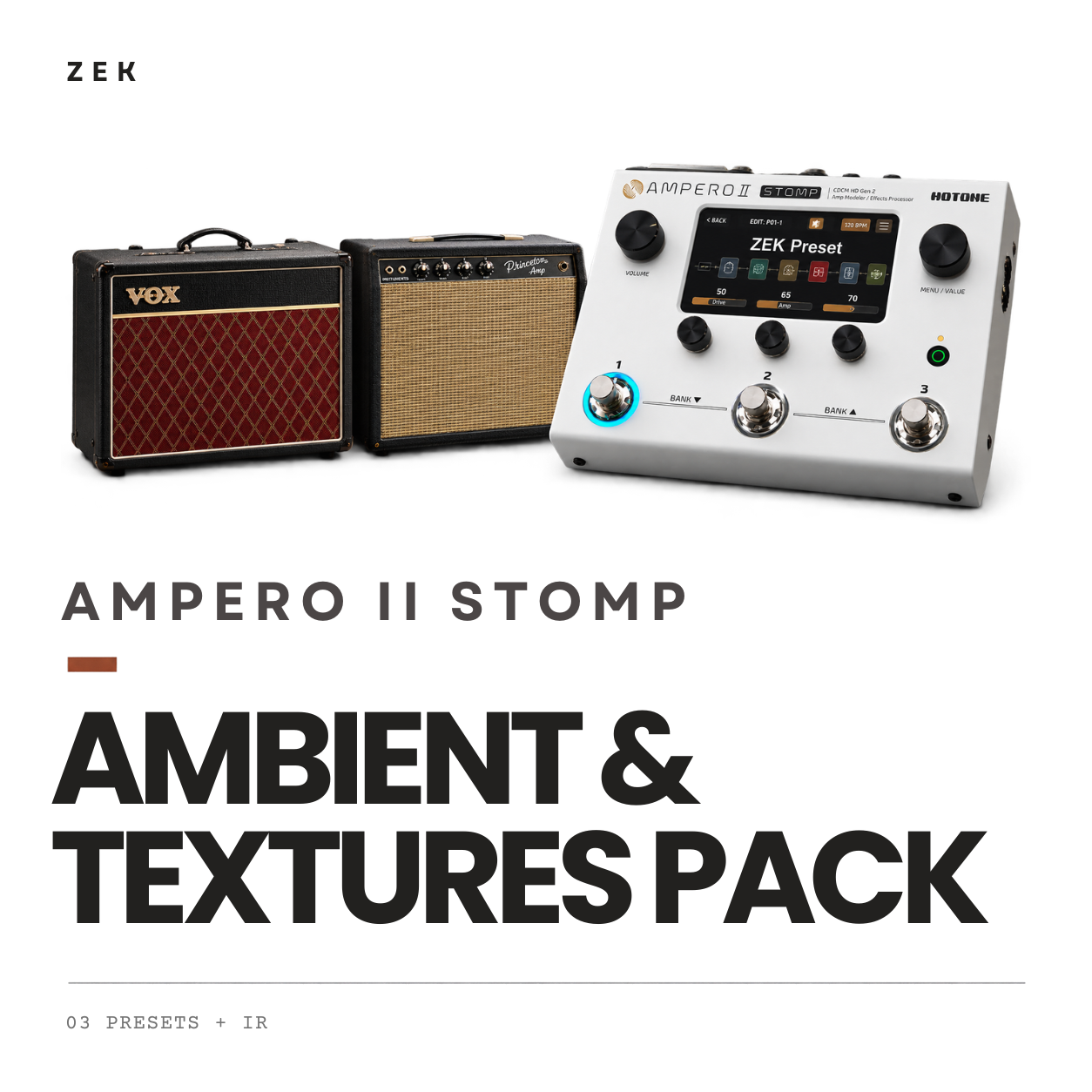 ZEK am-ambient preset collection cover
